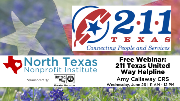 211 Texas United Way Helpline: Connecting People and Services