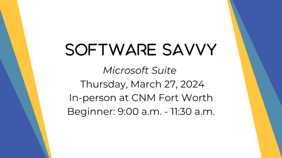 Software Savvy (Fort Worth 2025): Beginner