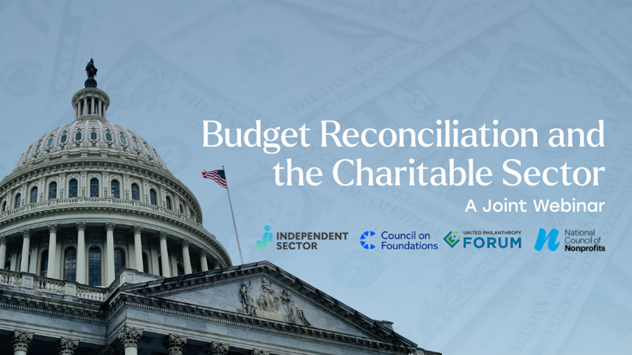 Budget Reconciliation and the Charitable Sector