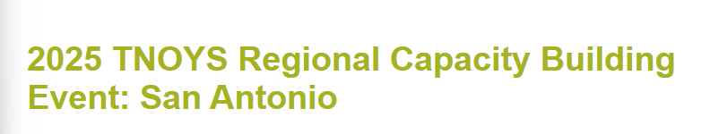 TNOYS Regional Capacity Building Event