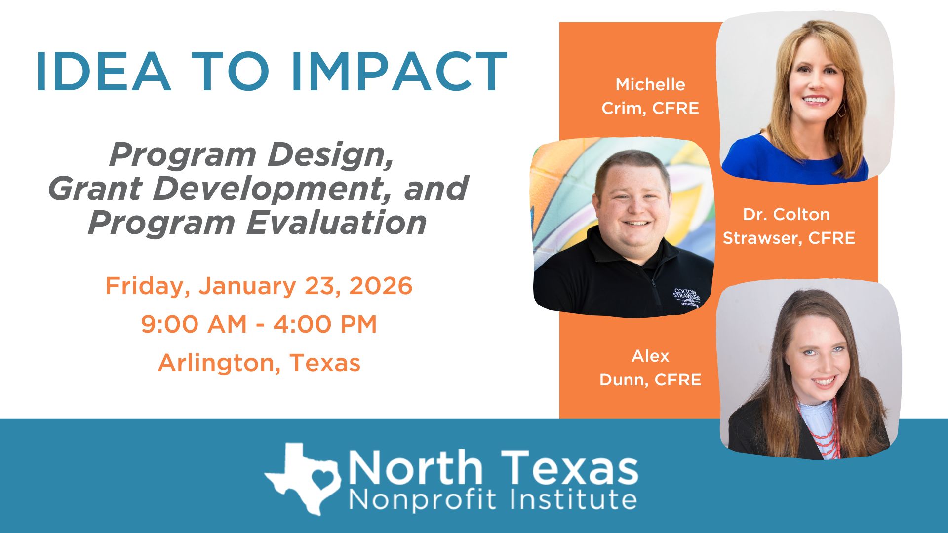 Idea to Impact: Program Design, Grant Development, and Program Evaluation