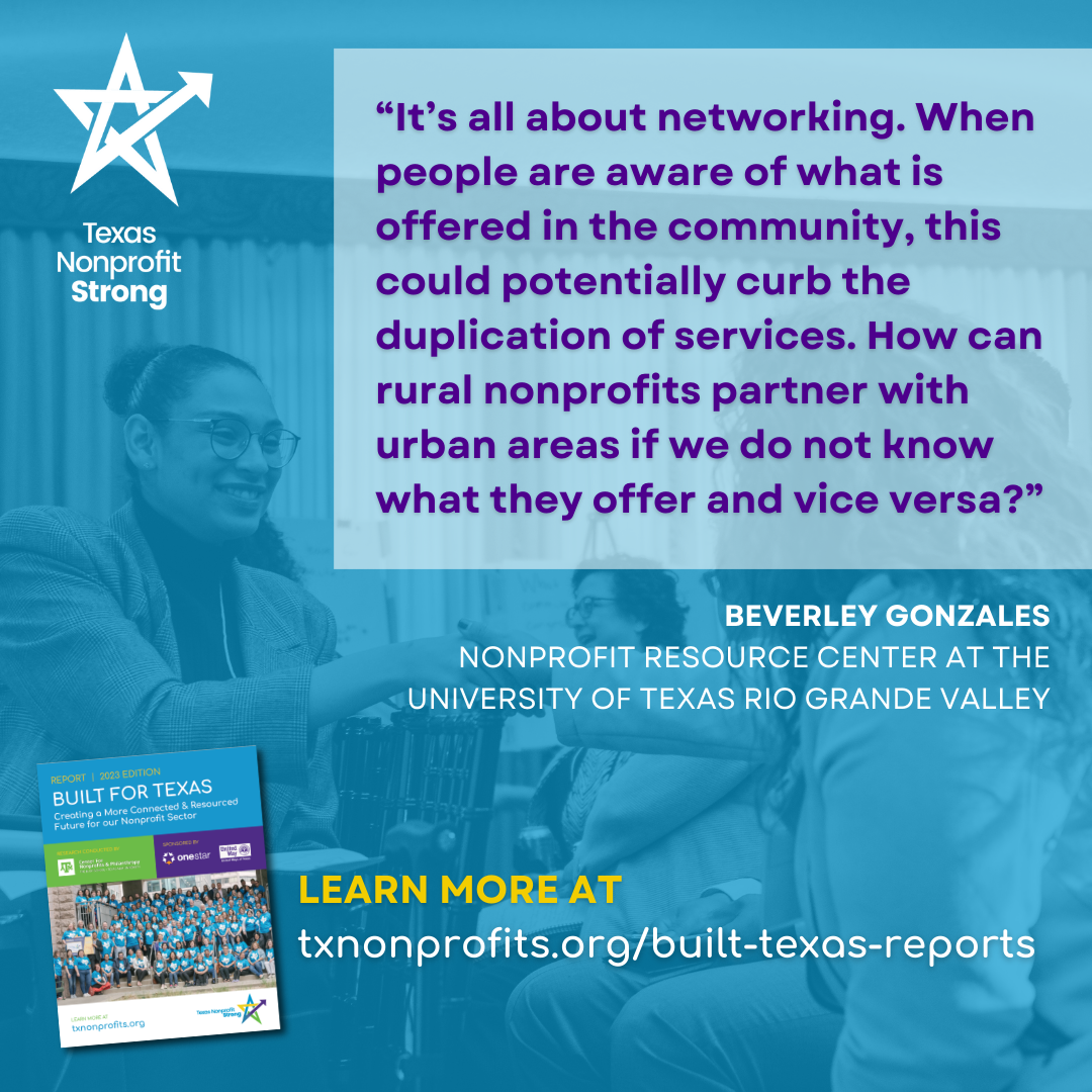 Built For Texas Report - Networking Quote