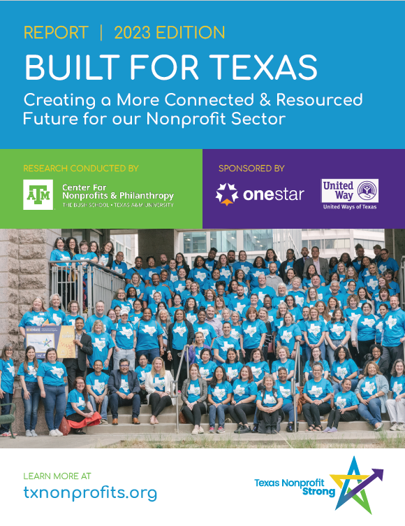 Report cover of Built For Texas - Creating a More Connected & Resourced Future for our Nonprofit Sector