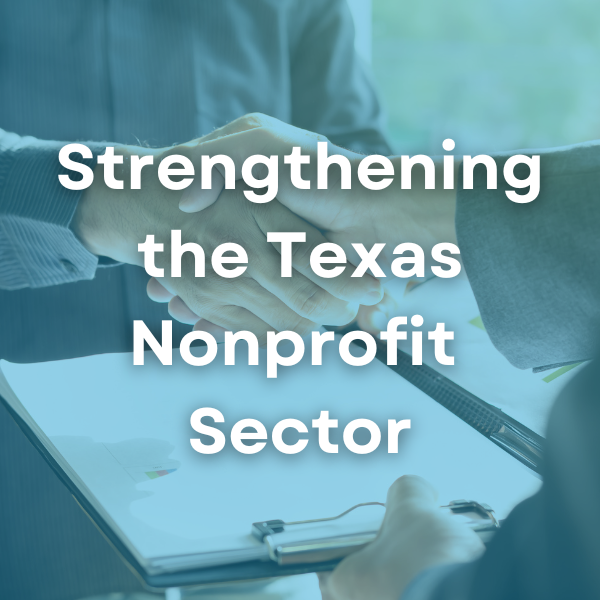 Strengthening the Texas Nonprofit Sector